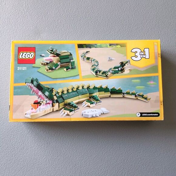 LEGO Creator 3 in 1 Crocodile Alligator Snake Frog 31121 New Sealed Box - Picture 4 of 8
